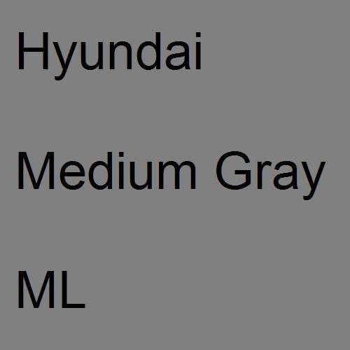 Hyundai, Medium Gray, ML.